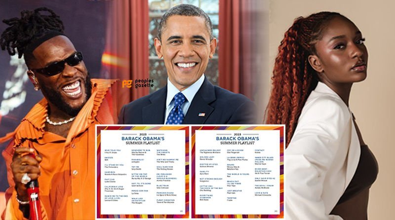 Barack Obama Includes Burna Boy,  Ayra Starr On His Summer Playlist