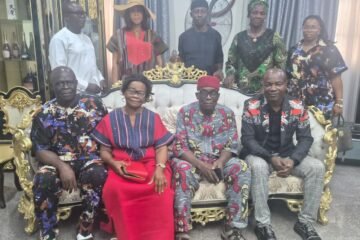 Breaking: Chief J. U. Udensi (UDENSCO) Hosts RATTAWU President, Prince Emeka Kalu, to a Sumptuous Luncheon in His Aba Residence