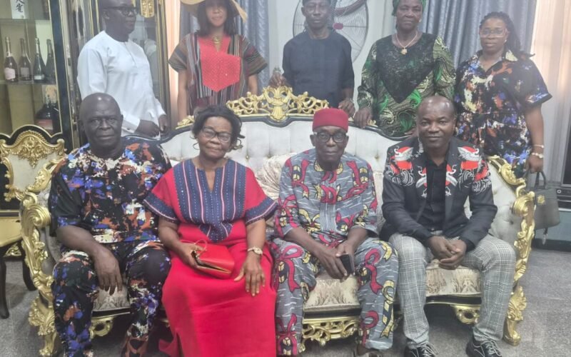 Breaking: Chief J. U. Udensi (UDENSCO) Hosts RATTAWU President, Prince Emeka Kalu, to a Sumptuous Luncheon in His Aba Residence