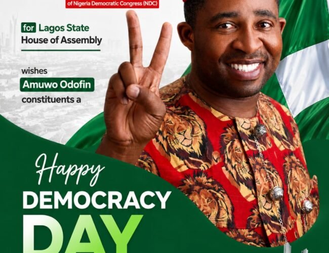 Hon Thomas Victor Onwubiko Celebrates Amuwo-Odofin Constituents on Democracy Day, Urges Nigerians to Keep Hope Alive