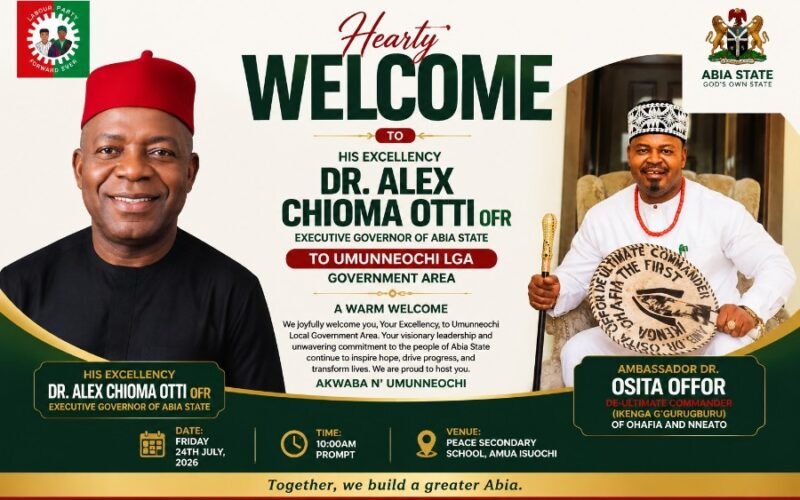 Dr. Osita Offor Rallies Umunneochi For Governor Otti’s Homecoming, Urges Massive Grassroots Support Ahead Of 2027